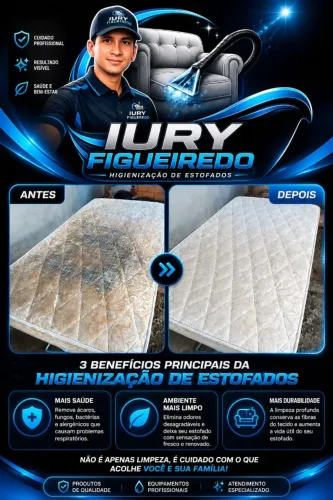 Limpeza de estofados 