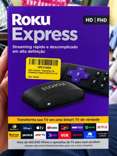 ROKU Express HD/FHD Transforme sua TV em Smart TV.