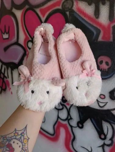 Pantufas Riachuelo Coelho Pelúcia número 38/39