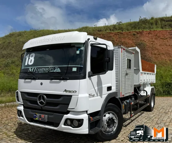 MB 1719 Caçamba e cabine suplementar para 8 passageiros 