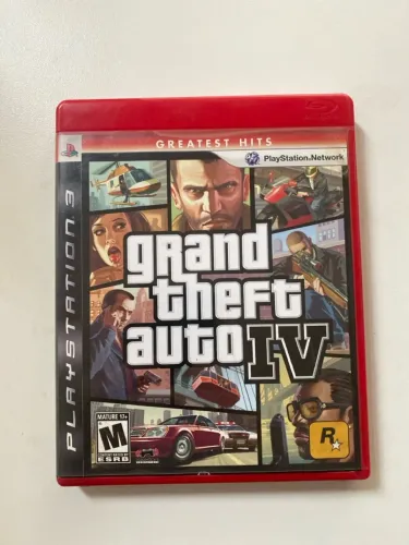 Jogo Grand Theft Auto IV PS3 Greatest Hits Original e Completo
