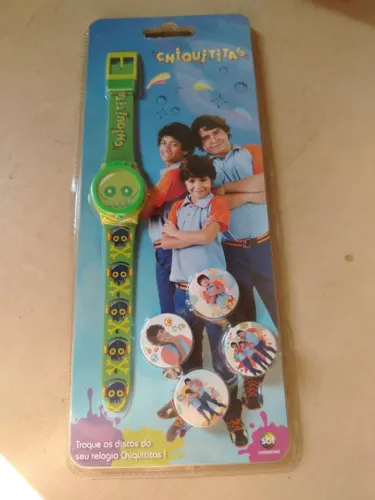 Relógio Chiquititas Meninos Pulseira Verde (Novo - No Estado)