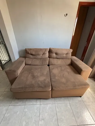 Sofá retrátil, reclinável 3 lugares