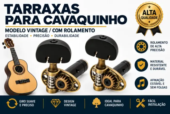Tarraxas luxo para cavaco com rolamento