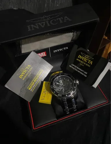 Relógio invicta Black panther edição limitada