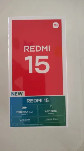 Xiaomi Redmi 15 - 8gb + 256gb - lacrado