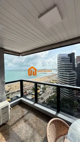 Flat Mobiliado com Vista Espetacular para o Mar da Av. Beira Mar
