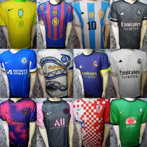 Camisas de times - (Três por 100,00)