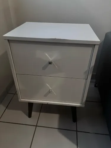 Gaveteiro 2 portas branco