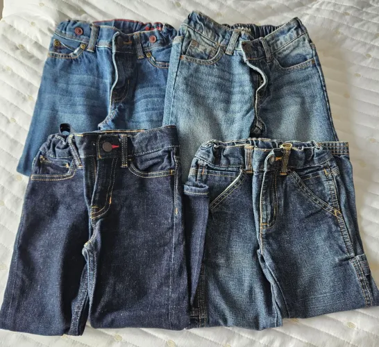 Lote calças jeans infantis Carter's 