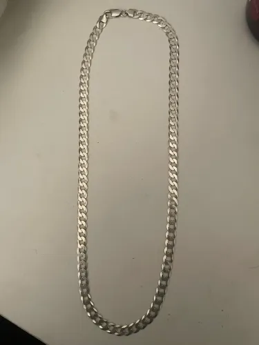 Corrente de prata modelo gourmet 925
