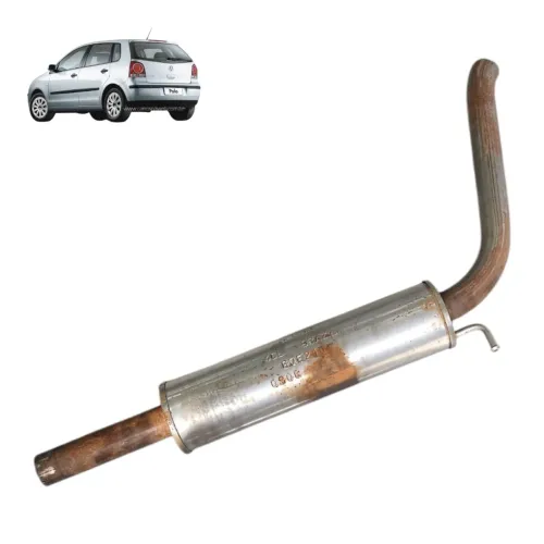 Escapamento Intermediário Vw Polo Hatch 2007 2008 2009 2010