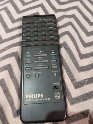 Controle remoto original Vídeo cassete Philips