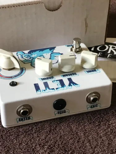 Pedal guitarra Tortuga Yeti silício Fuzz-stortion handmade Made in usa RARO