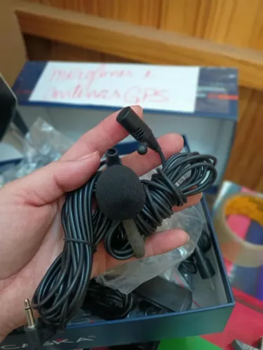 Microfone Auxiliar para Central Multimídia Automotiva - P2 3.5mm Alta Fidelidade, Redução