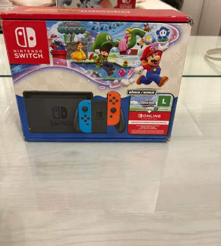 Nintendo Switch V2 Completo - Desbloqueado + Original -  128GB
