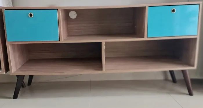 Buffet Retrô Carvalho\Aquar marine.Med. 1,35 Largura x48 Altura x 35 profundidade
