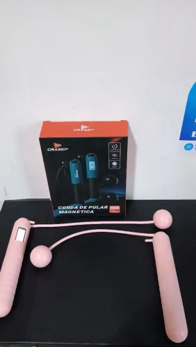 Corda de pular magnética com contador de calorias / SUPER PROMOÇÃO