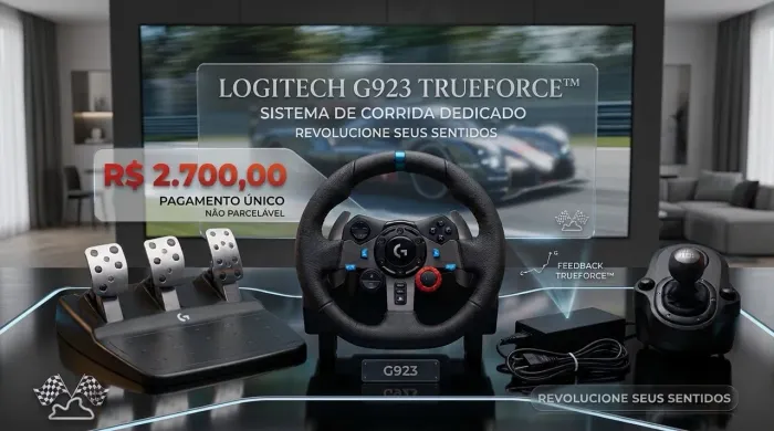 Volante logitech g923 para PS5/PC