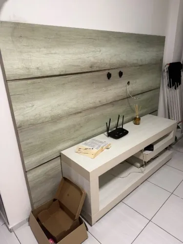Painel com racks