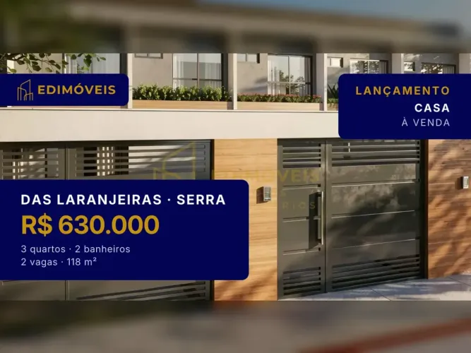 Casa Moderna em Jacaraípe: 3 Quartos e Acabamento de Alto Padrão no Bairro das Laranjeiras