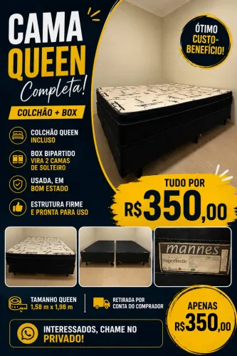 CAMA QUEEN COMPLETA