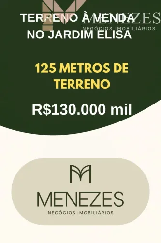 Vende-se Terreno meio lote no Jardim Elisa