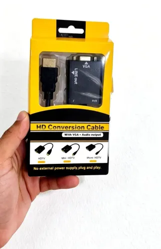 Conversor HDMI para VGA Monitor Tv Box