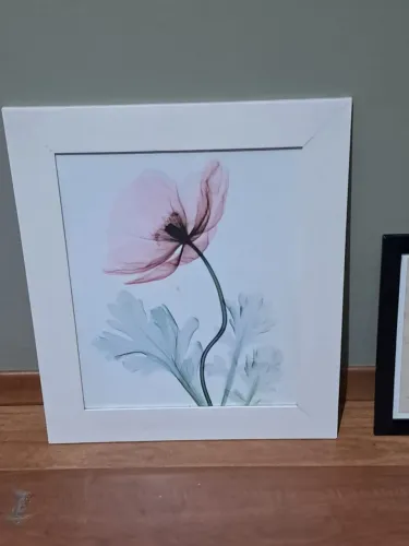 BELÍSSIMO QUADRO DECORATIVO. bela moldura, com VIDRO. RETIRADA EM COPACABANA