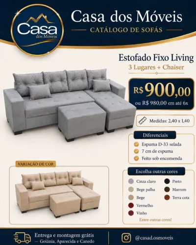 Sofá 2,40 novos