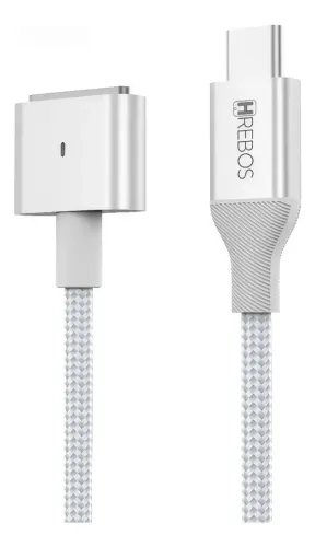 Cabo Magsafe 3 Type-c 140w Turbo Para Macbook Pro E Air 1.2m Novo Loja Coimbra Computadore