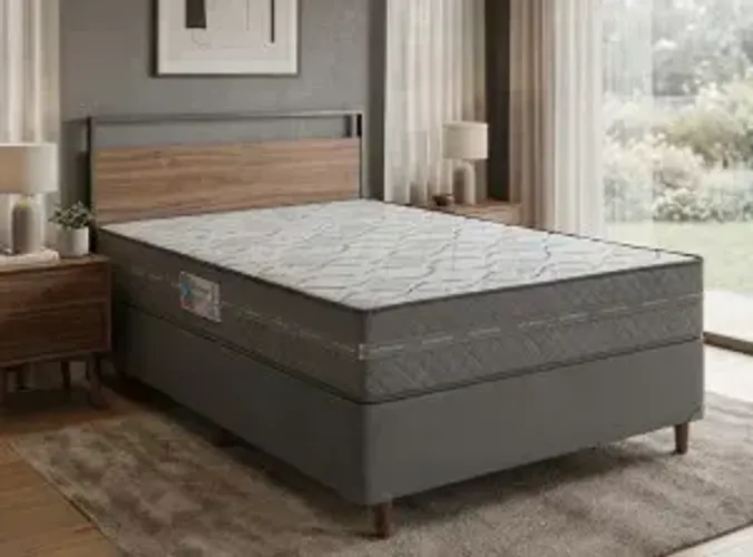 Conjunto Base com Colchão D45 Casal