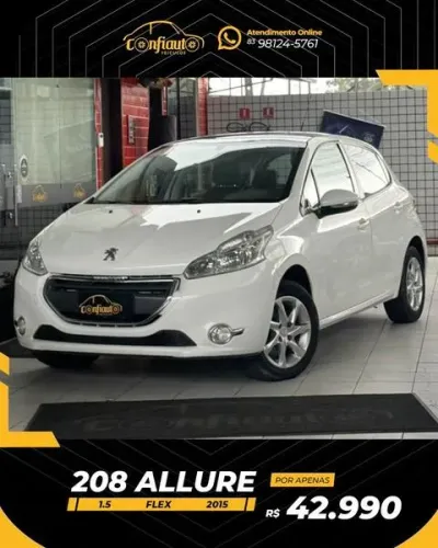 Peugeot 208 Allure 1.5 Flex 8V 5P 2015