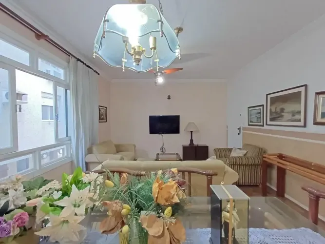 Apartamento Amplo 3 dormitórios à venda, 116 m² - Embaré - Santos/SP