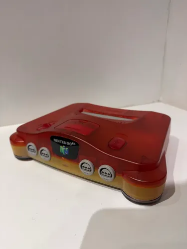 Nintendo 64 Clear Red Completo ( RARO )