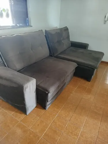 Sofá retrátil e reclinável 