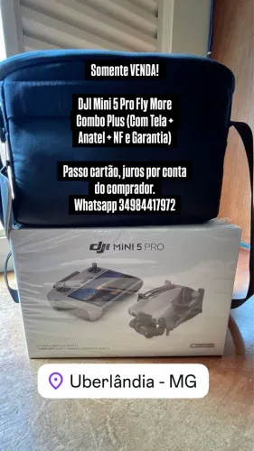 DJI Mini 5 Pro Fly More Combo Plus (Com Tela)