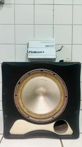 VENDO SOM AUTOMOTIVO - MÓDULO FALCON + CAIXA BRAVOX