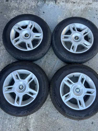 Rodas facão aro 13 com pneus