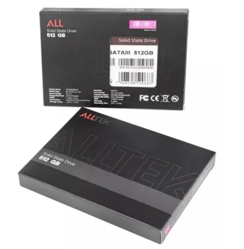 Hd SSD 512gb Alltek 2.5 Sata Ill 6 Gbs