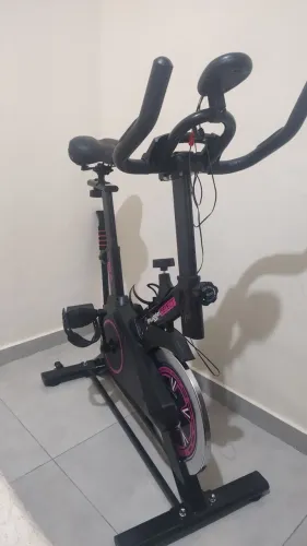Bicicleta Ergométrica Spinning Semi Profissional até 120 kl, e 10kl de inércia