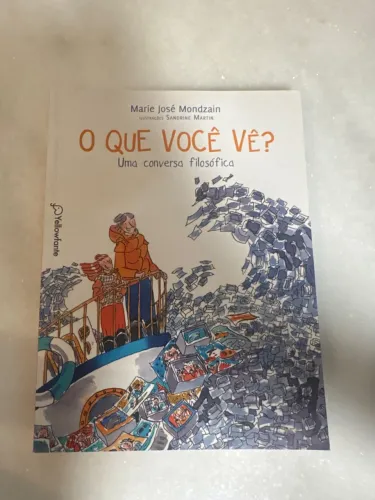 Livro Oque vc vê ?? Marie José mondzain