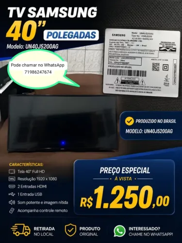 TV Samsung 40 polegadas