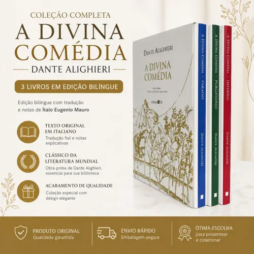 Box Livro A Divina Comédia - Dante Alighieri - Editora 34