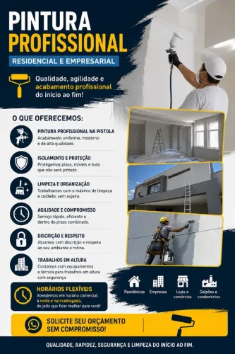 Pintura Profissional Residencial e Empresarial