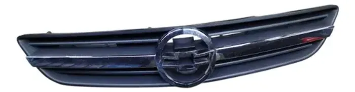 Grade Parachoque Dianteiro Astra 2003 2004 2005 2006 Detalhe Prata/preta Brilhante
