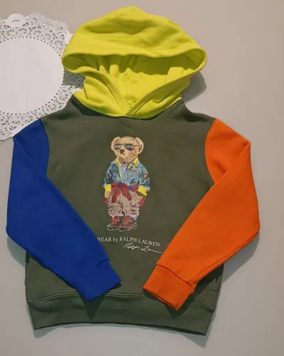 Blusa moletom infantil polo Ralph Lauren tamanho 7