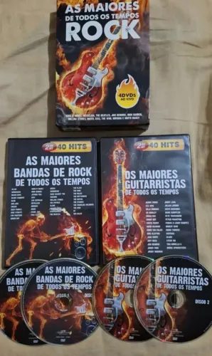 Dvd As Maiores De Todos Os Tempos Bandas Rock+guitarristas