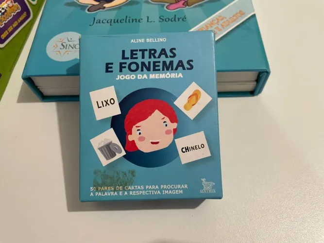 JOGO DA MEMÓRIA LETRAS E FONEMAS