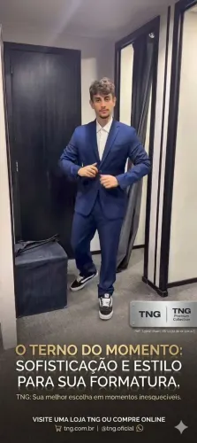 Terno masculino TNG número 50 